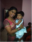 Shamitha malnad with her daughter