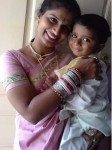 Shamitha malnad with her son
