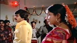 Shankar nag with sister in-law gayathri ananth nag from the movie auto raja
