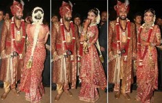 Shilpa shetty- raj kundra wedding photo