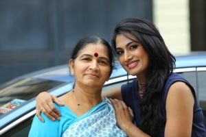 Shwetha srivatsav with her mother
