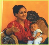 Simran with her son