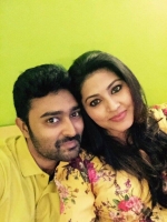 Sneha with husband prasanna
