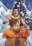Sridhar as lord shiva