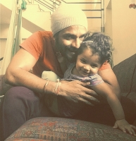 Sriimurali with daughter atheeva