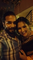 Sriimurali with wife vidya