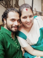 Sriimurali with wife vidya