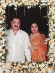 Sripriya with her husband