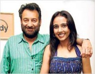 Suchitra krishnamoorthi with husband shekhar kapur