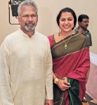 Suhasini with her husband maniratnam