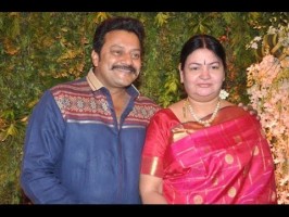 Surekha p with her husband sai kumar
