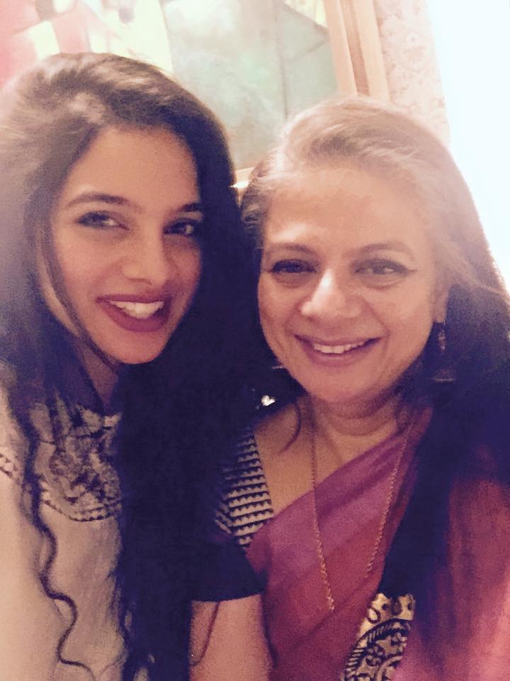 Tanya Hope with mother
