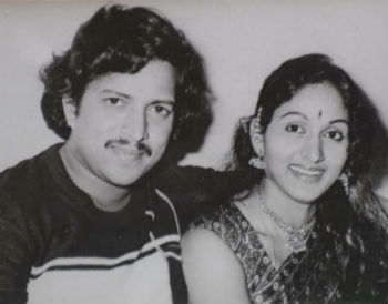 Vishnuvardhan with wife Bharathi vishnuvardhan